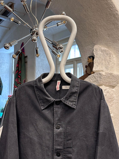 Vintage German black HBT work jkt