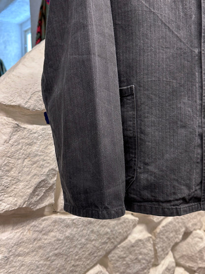 Vintage German black HBT work jkt