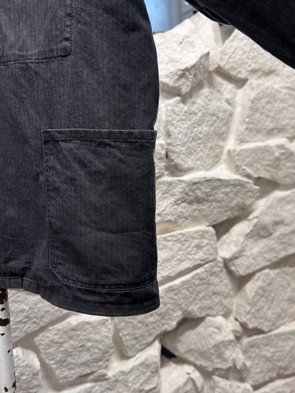 Vintage German black HBT work jkt