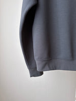 Modern gray cotton/poly knit polo - XL