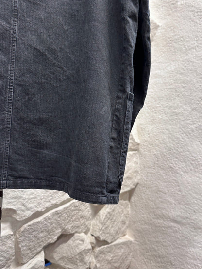 Vintage German black HBT work jkt