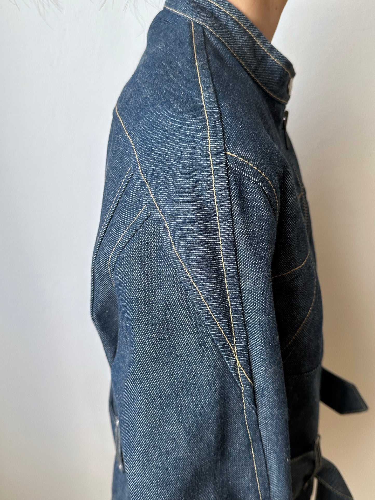 Levi's Engineered Jeans Denim Jkt リーバイス エンジニアード デニム ジャケット 立体裁断 Toto Praha Vintage clothing shop Antique shop 古着屋 プラハ Showroom appointment Prague ユーロ古着 ヨーロッパ古着 古着卸 ヴィンテージ