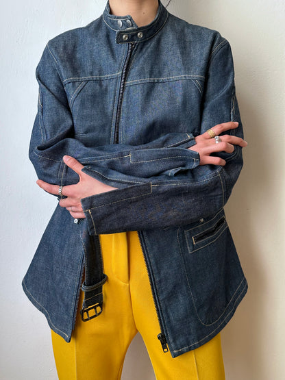 Levi's Engineered Jeans Denim Jkt リーバイス エンジニアード デニム ジャケット 立体裁断 Toto Praha Vintage clothing shop Antique shop 古着屋 プラハ Showroom appointment Prague ユーロ古着 ヨーロッパ古着 古着卸 ヴィンテージ