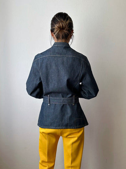 Levi's Engineered Jeans Denim Jkt リーバイス エンジニアード デニム ジャケット 立体裁断 Toto Praha Vintage clothing shop Antique shop 古着屋 プラハ Showroom appointment Prague ユーロ古着 ヨーロッパ古着 古着卸 ヴィンテージ