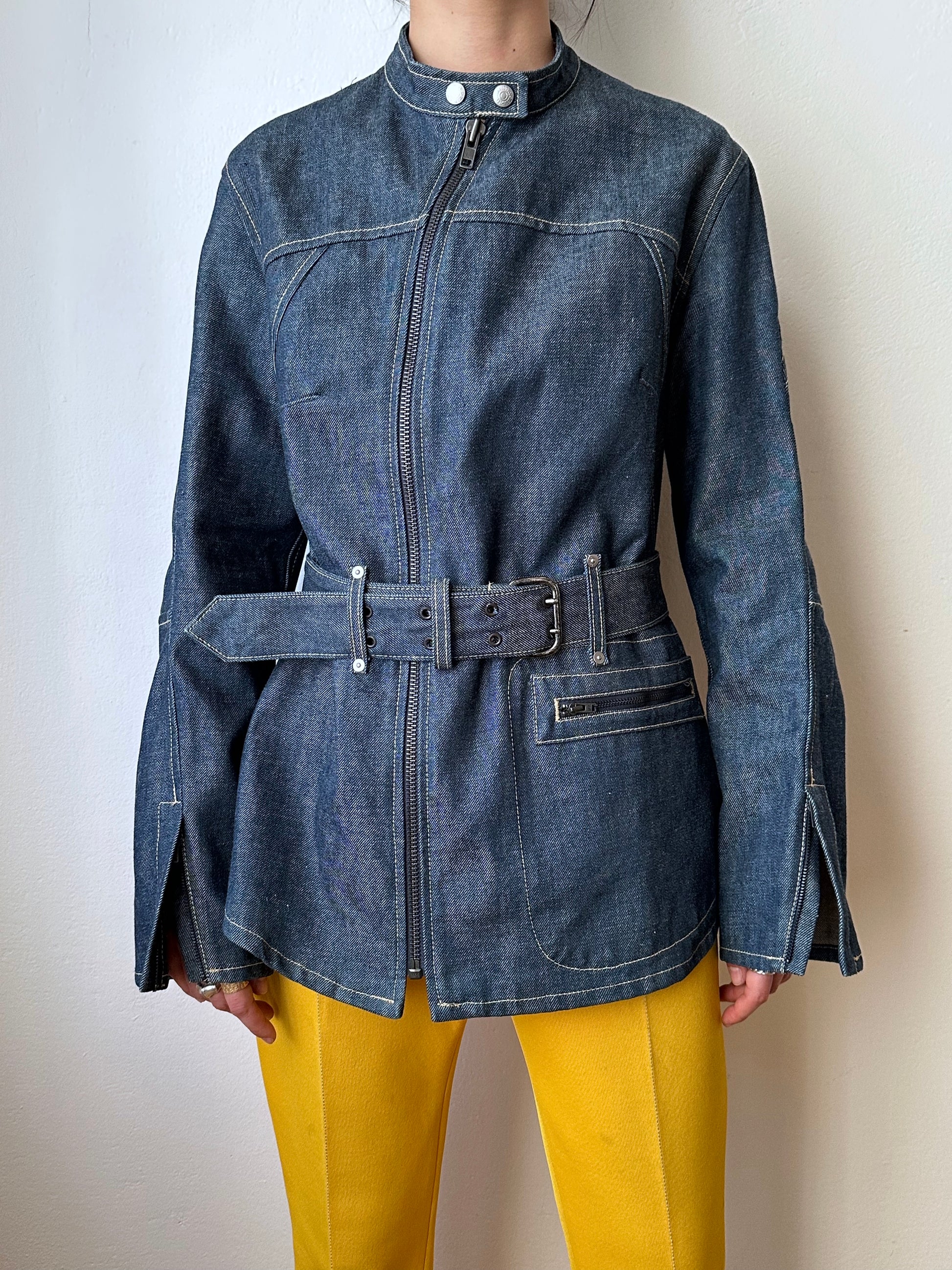 Levi's Engineered Jeans Denim Jkt リーバイス エンジニアード デニム ジャケット 立体裁断 Toto Praha Vintage clothing shop Antique shop 古着屋 プラハ Showroom appointment Prague ユーロ古着 ヨーロッパ古着 古着卸 ヴィンテージ