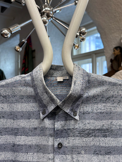 80s German striped shirt