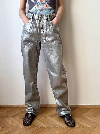 Silver coating 5 pockets denim W30-31