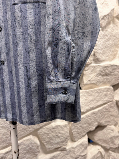 80s German striped shirt