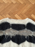 mix hair puff sweater