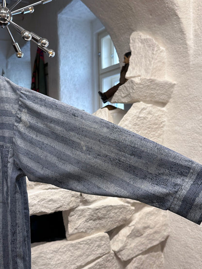 80s German striped shirt