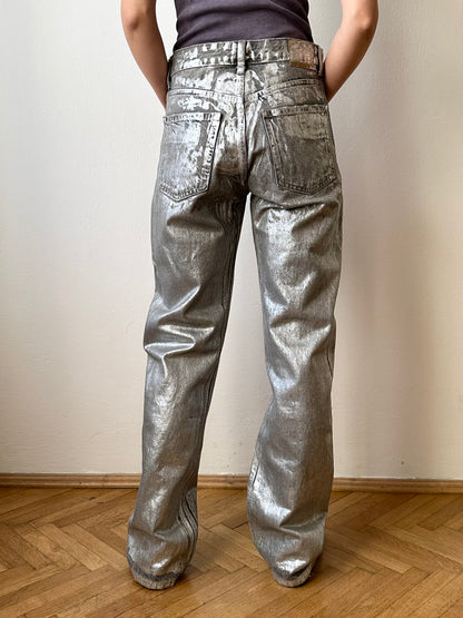 Silver coating 5 pockets denim W30-31
