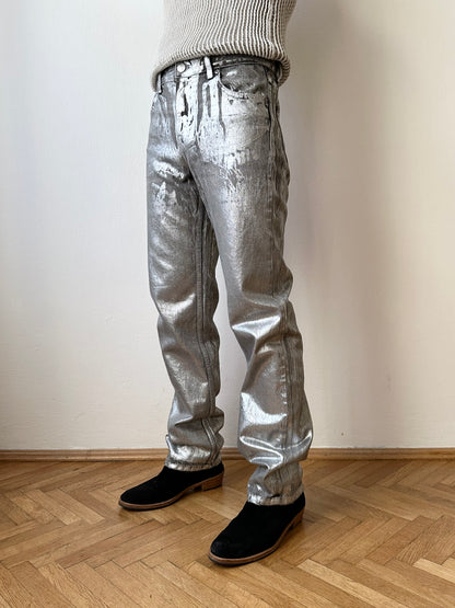 Silver coating 5 pockets denim W30-31