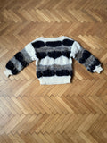 mix hair puff sweater