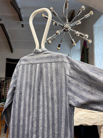 80s German striped shirt
