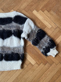 mix hair puff sweater