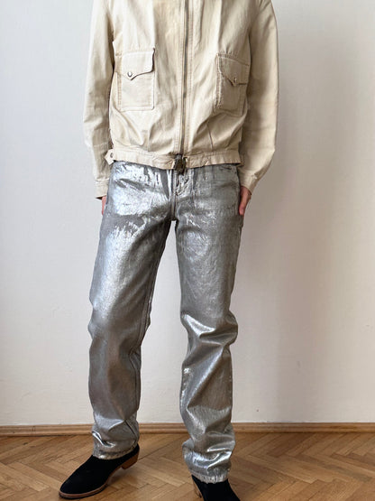 Silver coating 5 pockets denim W30-31