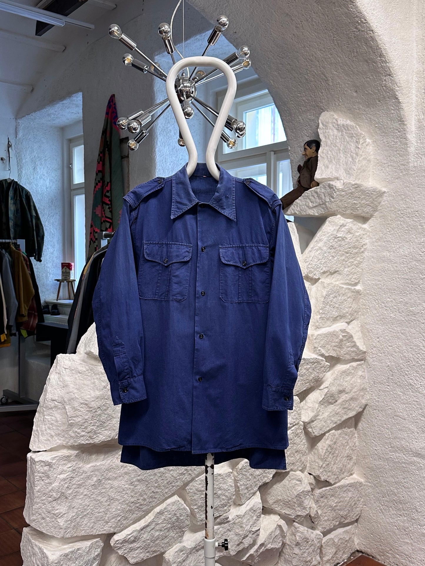 1950s French army cotton shirt