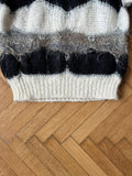 mix hair puff sweater