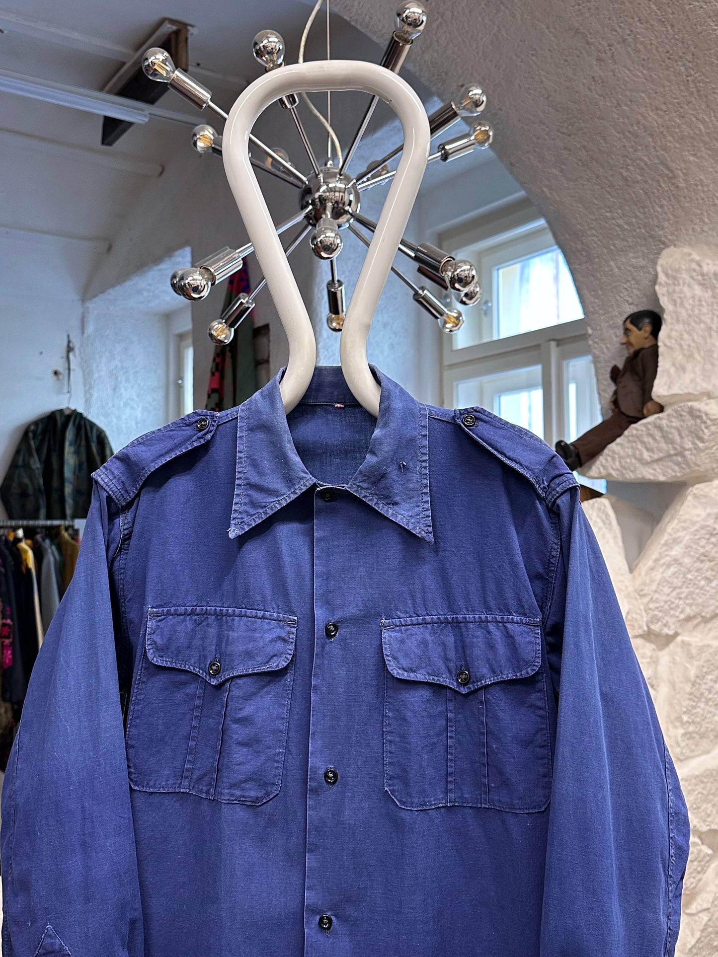 1950s French army cotton shirt