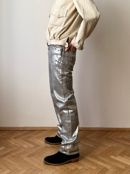 Silver coating 5 pockets denim W30-31