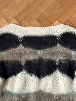 mix hair puff sweater