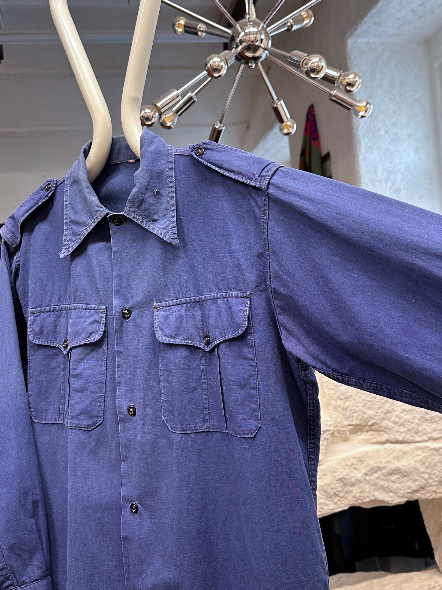 1950s French army cotton shirt