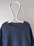 Navy cotton jumper