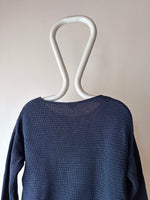 Navy cotton jumper