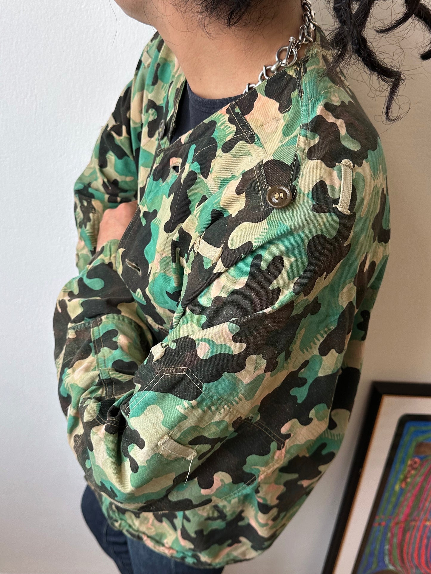 1950s Československá lidová armáda DUBÁKY camouflage jacket