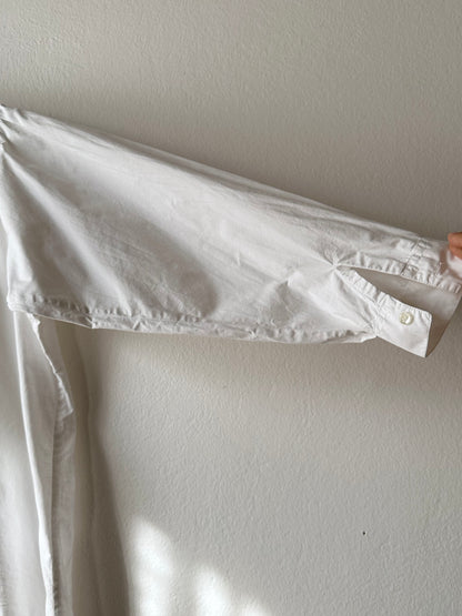 Embroidery big collar shirt