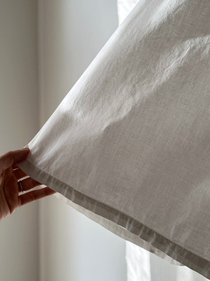 Embroidery big collar shirt