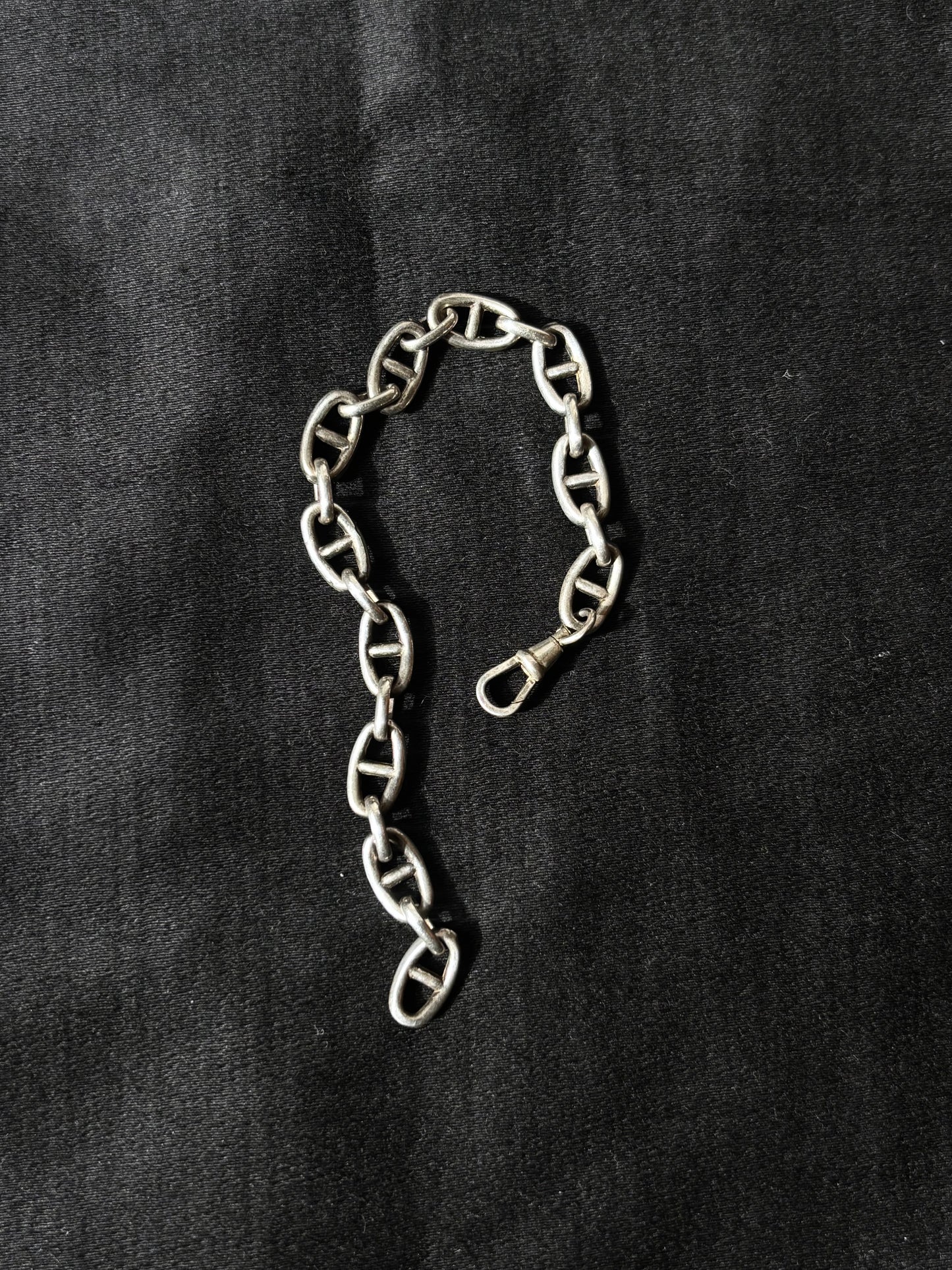 French anchor metal bracelet