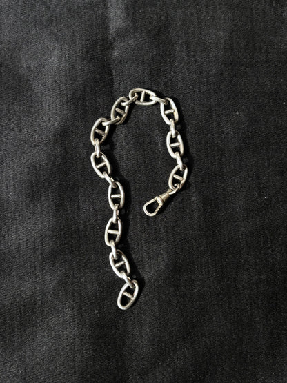 French anchor metal bracelet