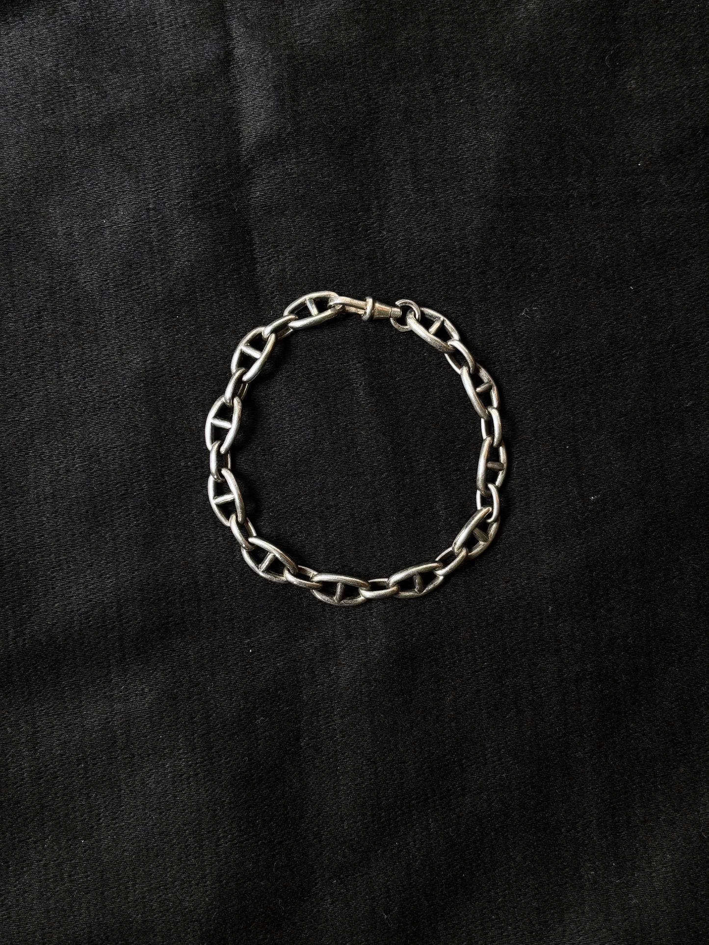 French anchor metal bracelet
