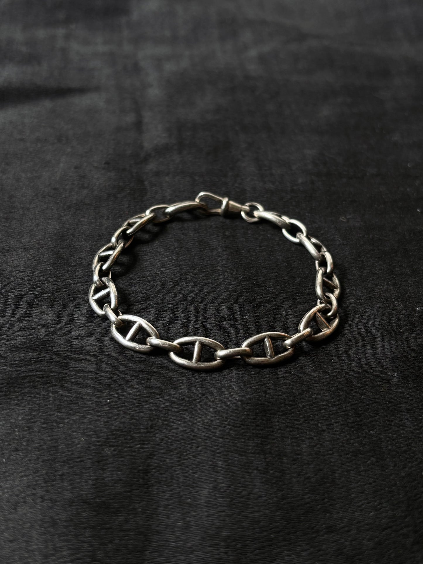 French anchor metal bracelet