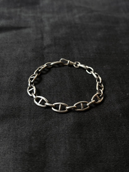 French anchor metal bracelet