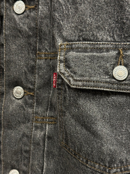 Levi's 70501 01 Type 1st Europe ヨーロッパ企画 リーバイス  1980's 88's 80年代 Black denim ファースト Gジャン Vintage ヴィンテージ Toto Praha Prague Vintage store 古着屋 古着 Vintage clothing ユーロ古着 ヨーロッパ古着 レア ブラックデニム 