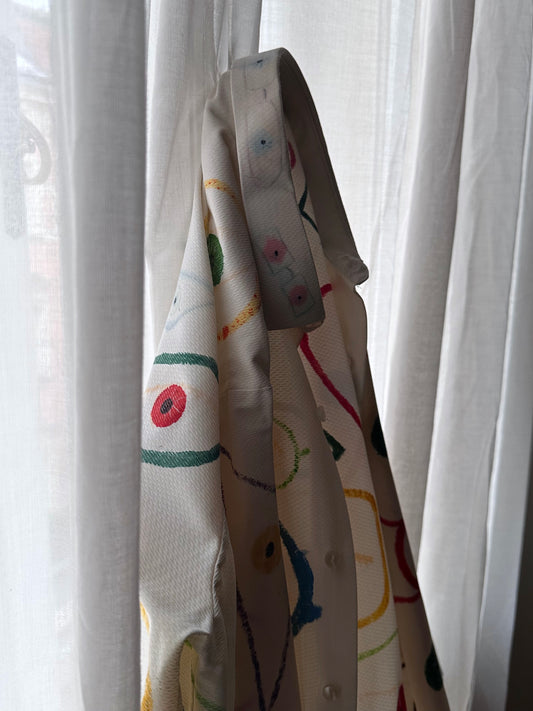 70's 70年代 Nylon shirt ナイロンシャツ vintage ユーロ古着 ヨーロッパ古着 ヴィンテージ 1970's