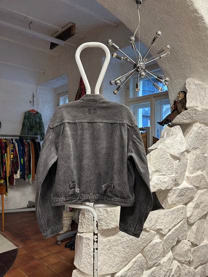 Levi's 70501 01 Type 1st Europe ヨーロッパ企画 リーバイス  1980's 88's 80年代 Black denim ファースト Gジャン Vintage ヴィンテージ Toto Praha Prague Vintage store 古着屋 古着 Vintage clothing ユーロ古着 ヨーロッパ古着 レア ブラックデニム 