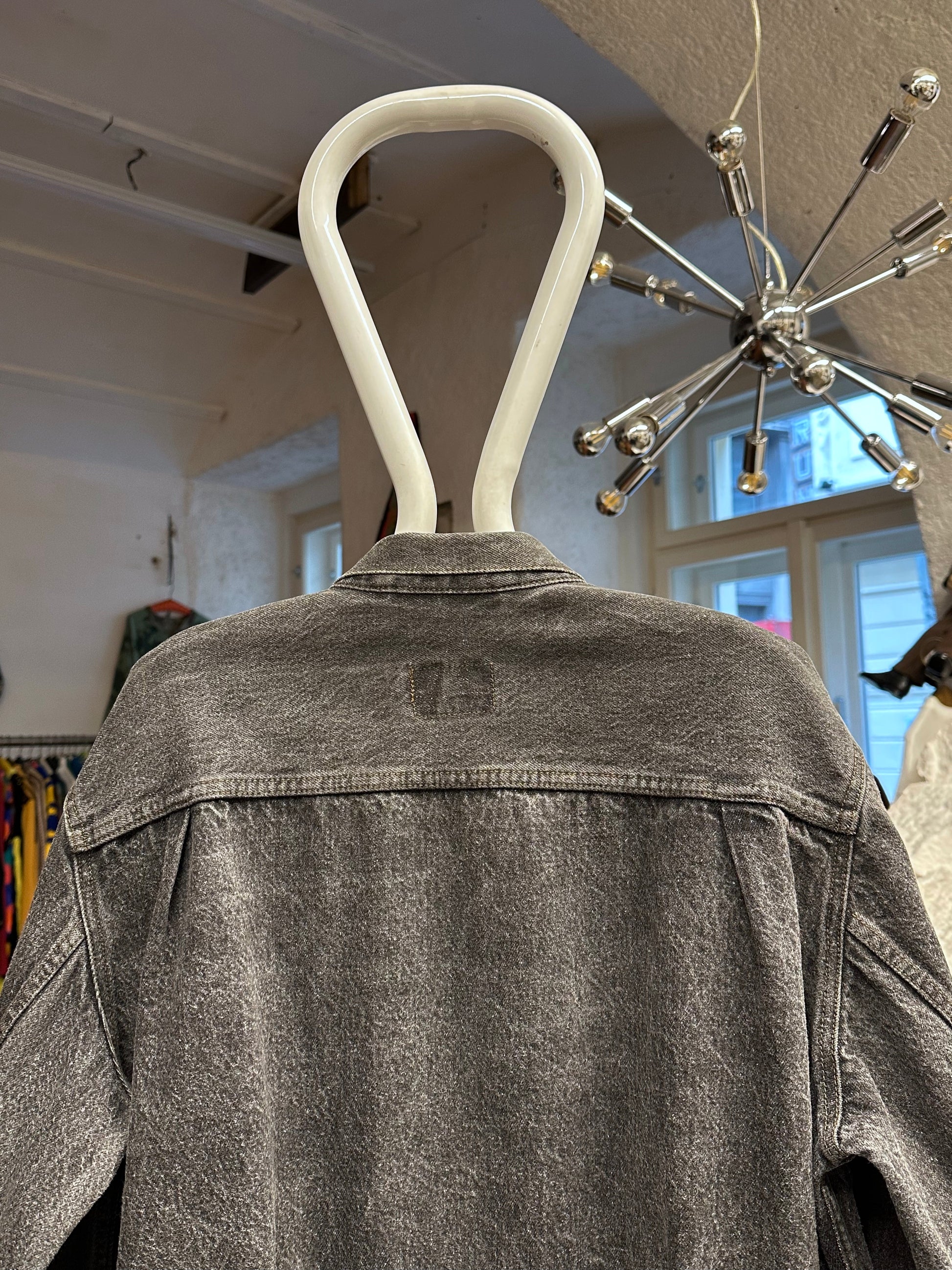 Levi's 70501 01 Type 1st Europe ヨーロッパ企画 リーバイス  1980's 88's 80年代 Black denim ファースト Gジャン Vintage ヴィンテージ Toto Praha Prague Vintage store 古着屋 古着 Vintage clothing ユーロ古着 ヨーロッパ古着 レア ブラックデニム 