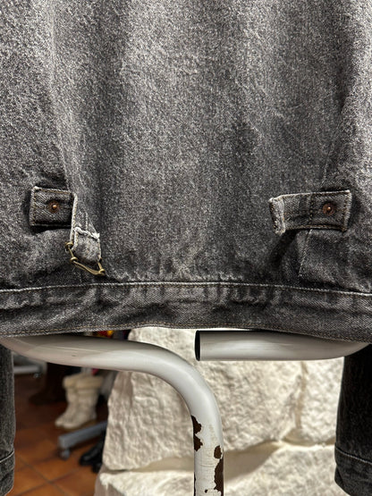 Levi's 70501 01 Type 1st Europe ヨーロッパ企画 リーバイス  1980's 88's 80年代 Black denim ファースト Gジャン Vintage ヴィンテージ Toto Praha Prague Vintage store 古着屋 古着 Vintage clothing ユーロ古着 ヨーロッパ古着 レア ブラックデニム 