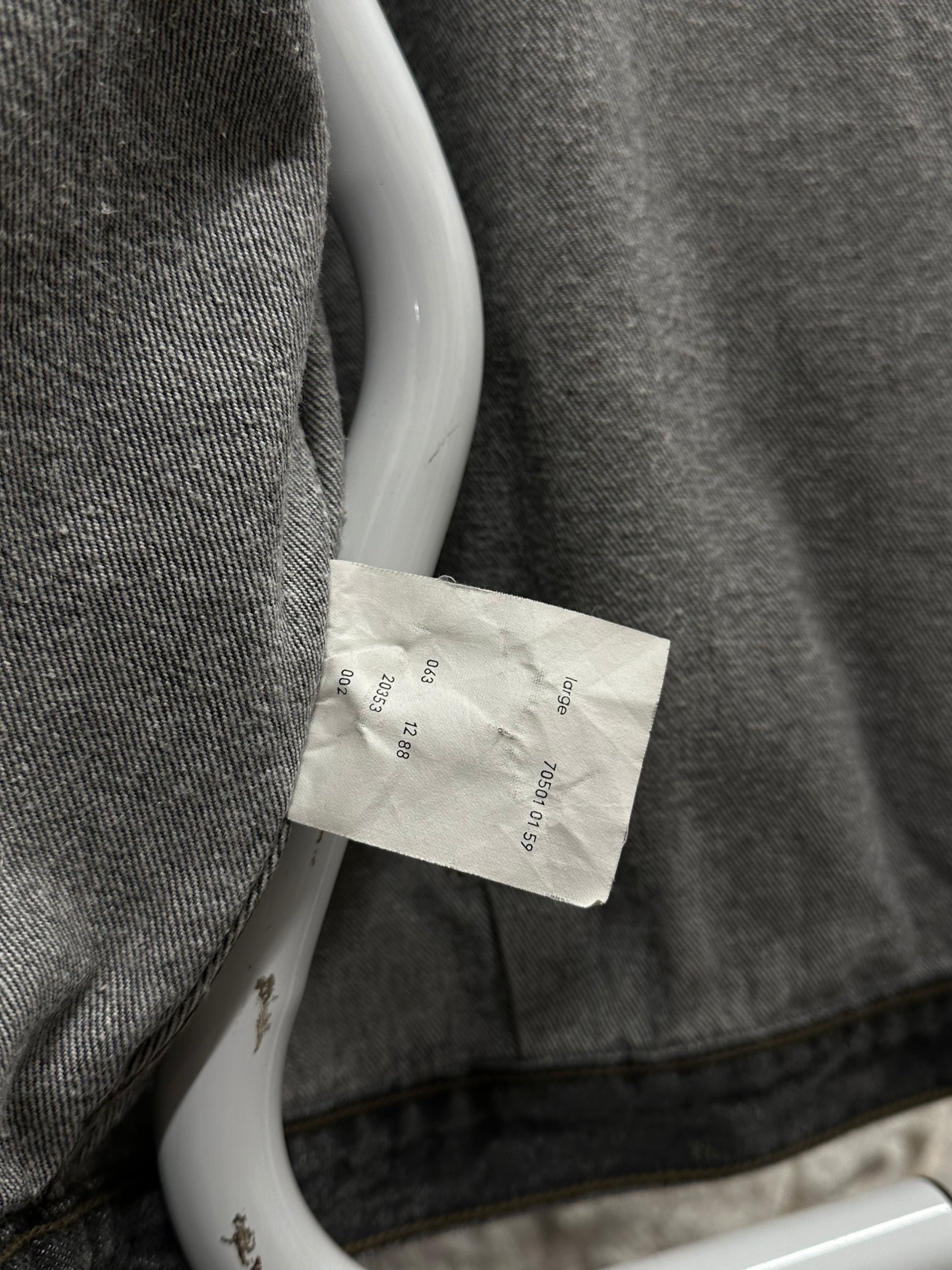 Levi's 70501 01 Type 1st Europe ヨーロッパ企画 リーバイス  1980's 88's 80年代 Black denim ファースト Gジャン Vintage ヴィンテージ Toto Praha Prague Vintage store 古着屋 古着 Vintage clothing ユーロ古着 ヨーロッパ古着 レア ブラックデニム 