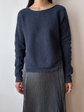 Navy cotton jumper