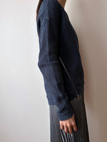 Navy cotton jumper