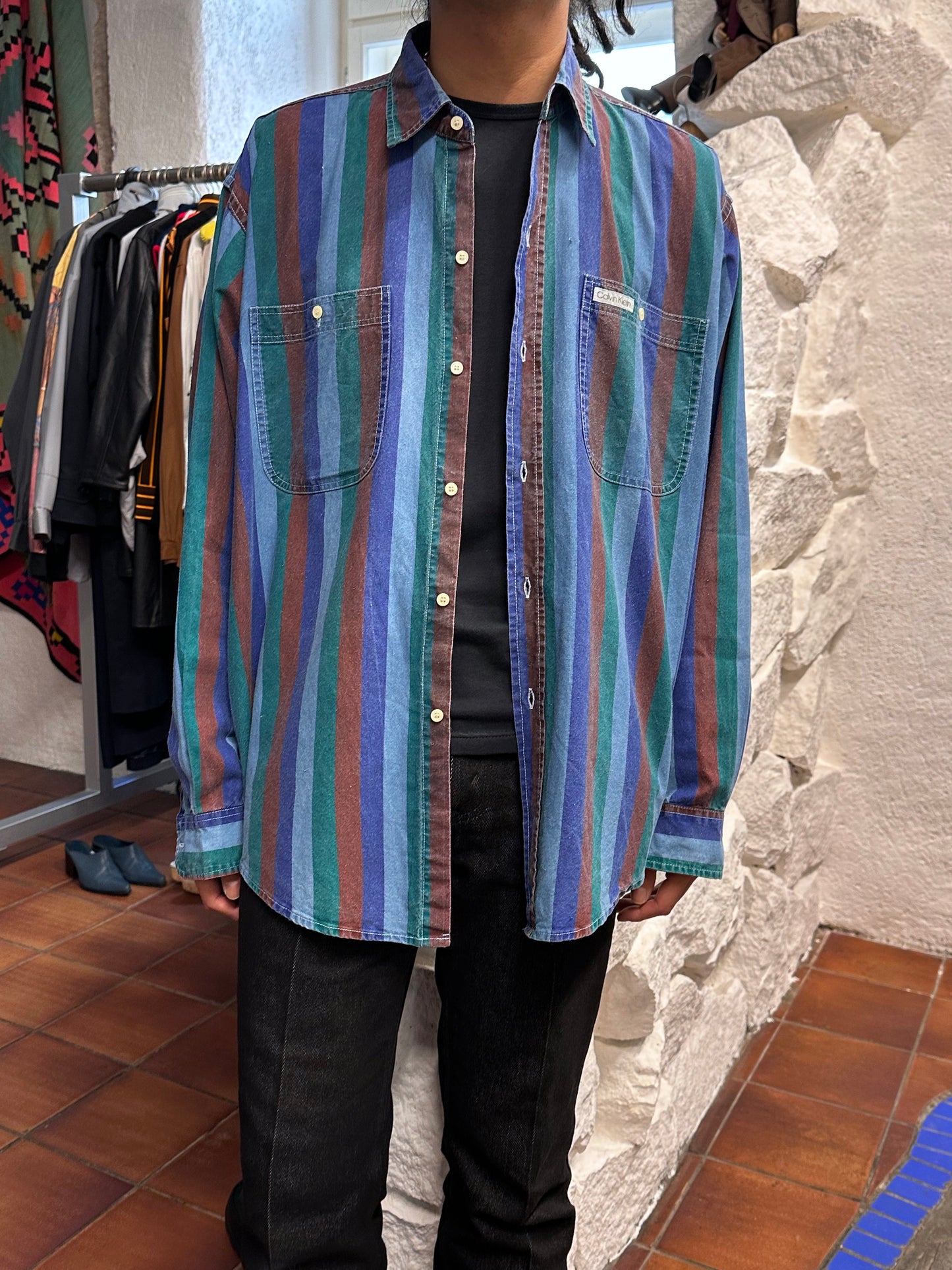 1980s Calvin Klein cotton shirt