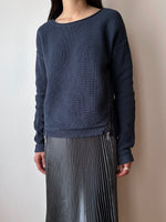 Navy cotton jumper