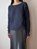 Navy cotton jumper