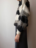 mix hair puff sweater