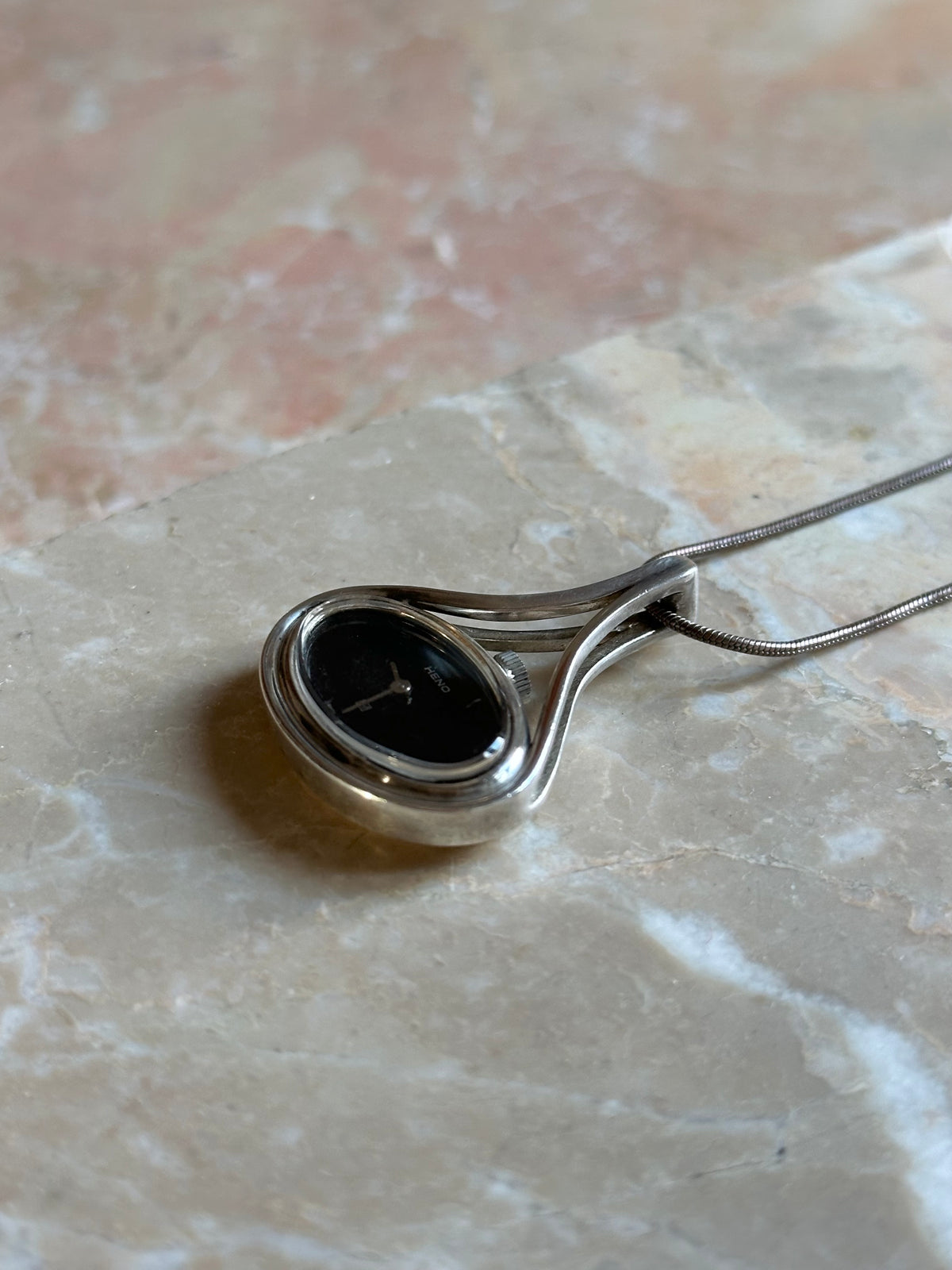 1960-70s Heno Swiss silver pendant Ag800
