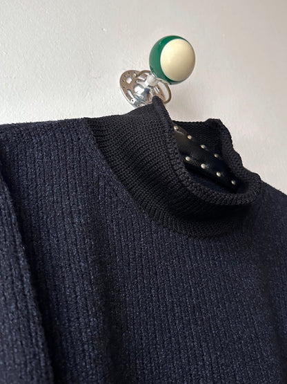 1999's AW 90's Stone Island  Wool knit jumper Massimo osti Paul Harvey マッシモオスティ Vintage ストーンアイランド Toto Praha Antique shop Vintage clothing store Made in Italy プラハ 古着屋 ヴィンテージ ユーロ古着 ヨーロッパ古着 古着卸